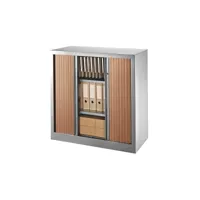 armoires à rideaux eco-conçue décor monobloc merisier h 100 x l100