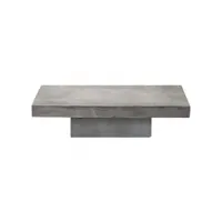 beton - table basse béton massif gris