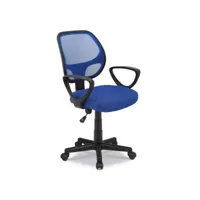 chaise de bureau hippa polyester bleu