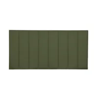 tête de lit tapissée nila en velours vert sauge 145x57cm tête de lit nila recommandée pour lit de 135,140