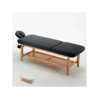table de massage fixe en bois professionnel 225 cm comfort bodyline - health and massage