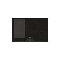 siemens - table de cuisson induction 80cm 4 foyers 7400w noir  ex851fec1f - iq700 ubd-ex851fec1f