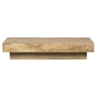 table basse - bois - naturel - 30x150x60 - balk balk 30x150x60 cm