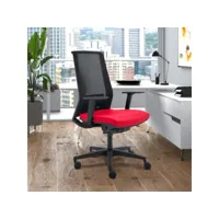 chaise de bureau ergonomique fauteuil design rouge respirant blow r franchi bürosessel
