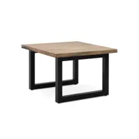 table basse icub strong eco 60x60x53 cm noir effect-vintage icsma-606053 30 ng-ev