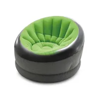 fauteuil gonflable jazzy vert - intex