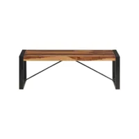 table de salon 120x60x40 cm bois de sesham massif