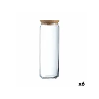 bocal luminarc pav transparent verre (2 l) (6 unités)