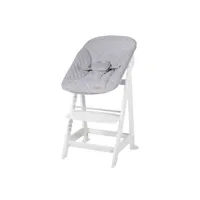 roba chaise haute évolutive born up – design roba style – gris/blanc 75063wev230