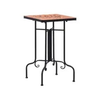 table de bistro table de jardin  table de bar mosaïque terre cuite céramique meuble pro frco28552
