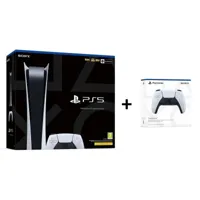 console sony playstation 5 digital edition + manette sony dualsense ps5