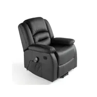 eco-de fauteuil de massage relaxant avec fonction chauffante. 9 programmes 5 intensités 8 moteur. similicuir haute qualité. eco-8198 (noir) eco-8198 n