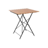 table bistro imitation bois carrée bolero 600mm