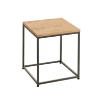 table gigogne carrée bois naturel jeannot l 40 cm