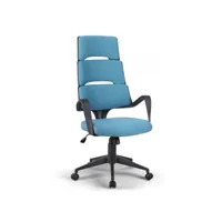 chaise de bureau ergonomique réglable en hauteur en tissu motegi ocean franchi bürosessel