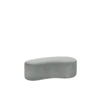 horta - banc design en velours - couleur - gris clair 37242-lgr-10