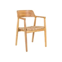 chaise de salle à manger en bois de sungai 58 x 56 x 78 cm #ds