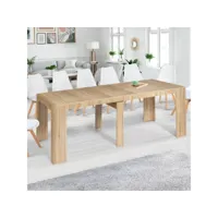 table console extensible orlando 14 personnes 300 cm bois façon hêtre