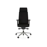 chaise de bureau fauteuil de bureau move-tec 3d tissu noir noir hjh office