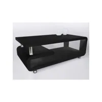 table basse collection hook. meuble type contemporain coloris noir.