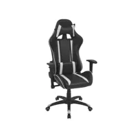 vidaxl chaise de bureau inclinable cuir artificiel blanc 20163