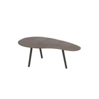 table de salon miste en aluminium marron - small 20100998823