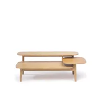 eichberg - table basse en bois 3 plateaux - couleur - bois clair 188221001014