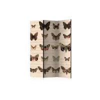 paravent 3 volets retro style: butterflies-taille l 135 x h 172 cm a1-paravent1029