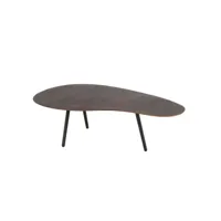 table de salon miste en aluminium marron - large 20100998824