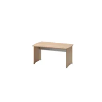 bureau simple bois taille l - etienne - l 140 x l 80 x h 74 cm - neuf