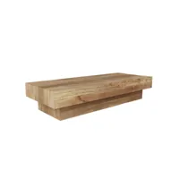 table basse aréto en bois de manguier