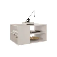 table basse rectangle blanche 68 cm onix 8000600003295