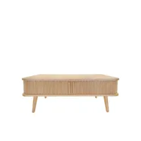 rove - table basse en bois - couleur - bois clair