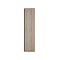 armoire de rangement avec grande porte coloris chêne naturel largeur 50 cm 20100887760