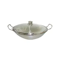 bosch - wok avec couvercle verre  hez390090 - hez390090