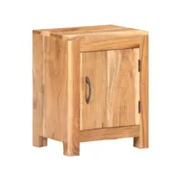 table de chevet  bout de canapé  table d'appoint chevet 40x30x50 cm bois d'acacia massif -neww38029