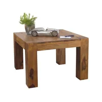 finebuy table basse bois massif table de salon 60 x 40 x 60 cm  table d'appoint style maison de campagne  meubles en bois naturel table de sofa  table en bois massif meubles en bois massif