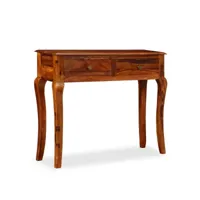 table console bois massif de sesham 90 x 32 x 76 cm