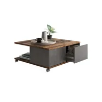 table basse table de salon  bout de canapé mobile style ancien meuble pro frco27681