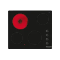 bosch - table de cuisson vitrocéramique 60cm 4 feux 6600w noir  pke611ca8e - série 2