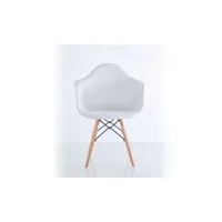 chaise malmö  lot de 2 chaises  blanc