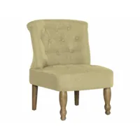 fauteuil chaise siège lounge design club sofa salon française vert tissu helloshop26 1102248