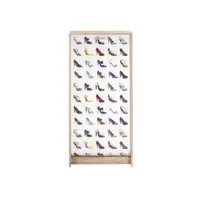 meuble à chaussures chêne 7 tablettes 21 paires - coloris: chaussures couleur 200 shoot120cn200