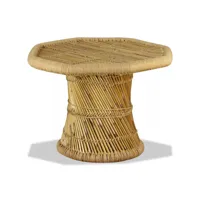 table basse octogonale bambou 60 x 60 x 45 cm 244219