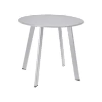 progarden table d'appoint 50x45 cm gris mat
