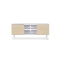 meuble tv en bois - design scandinave - norman bois naturel