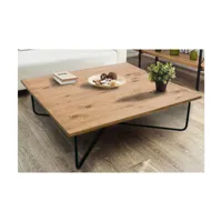 table basse woodesk massive bois 70 x 70 x 40 cm azura-42198