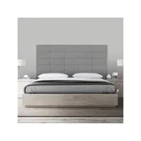 designetsamaison - tête de lit capitonnée grise 180 cm - confort c-confort09