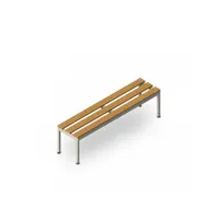 banc en bois pour vestiaire 4 places 150×37×43 cm gymnase piscine scolaire sit m