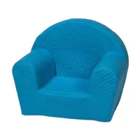fauteuil piqué pour enfant bleu 242034